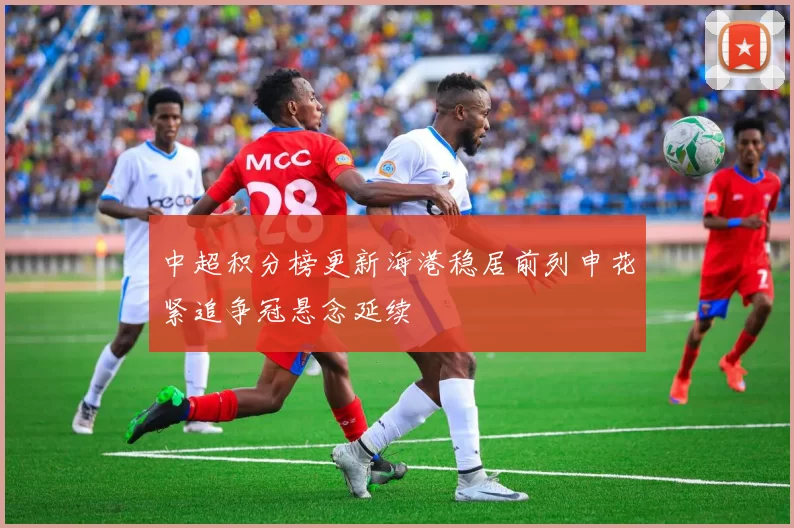 中超积分榜更新海港稳居前列申花紧追争冠悬念延续